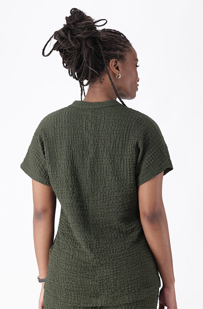 ERIN PORTIFINO TEXTURED TOP