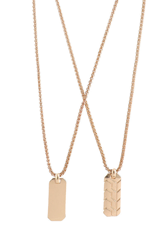 Accessories | Toby Double Tag Necklace Necklaces