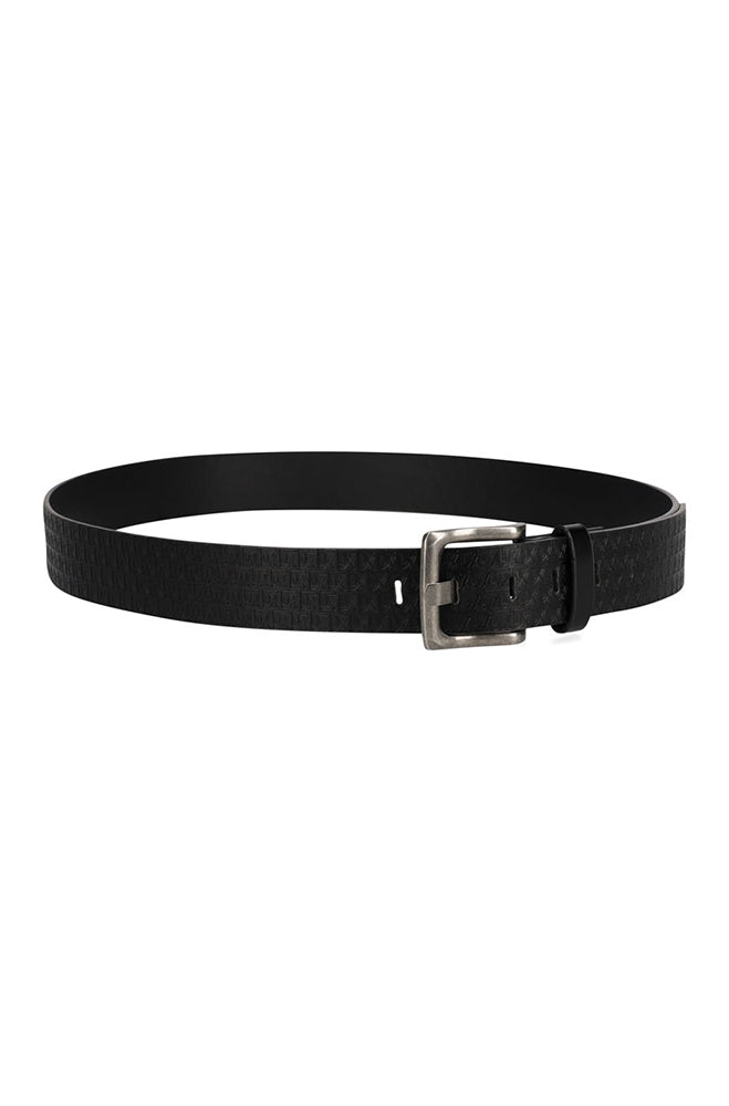 DFX UNRVLD EMBOSSED LOGO BELT - BLACK