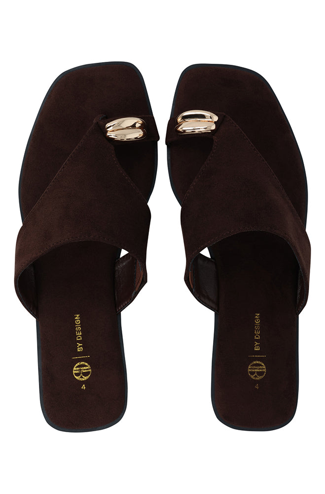Shay microsuede sandal