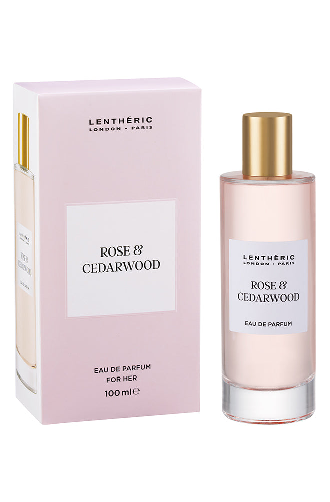 LENTHERIC FOR HER ROSE AND CEDARWOOD EAU DE PARFUM 100ML