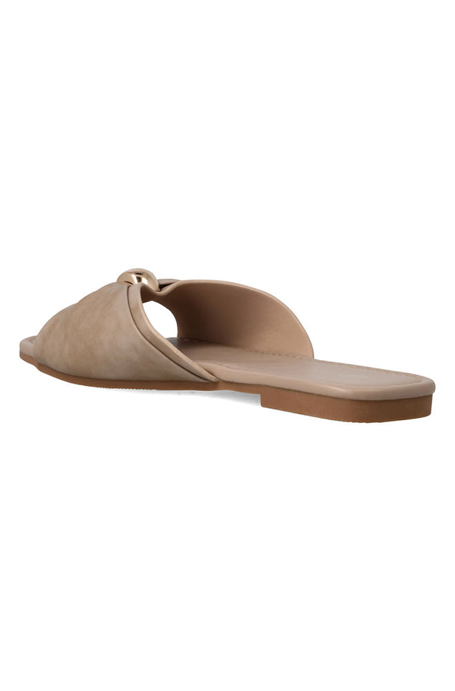 Jess Push in sandal with gold trim