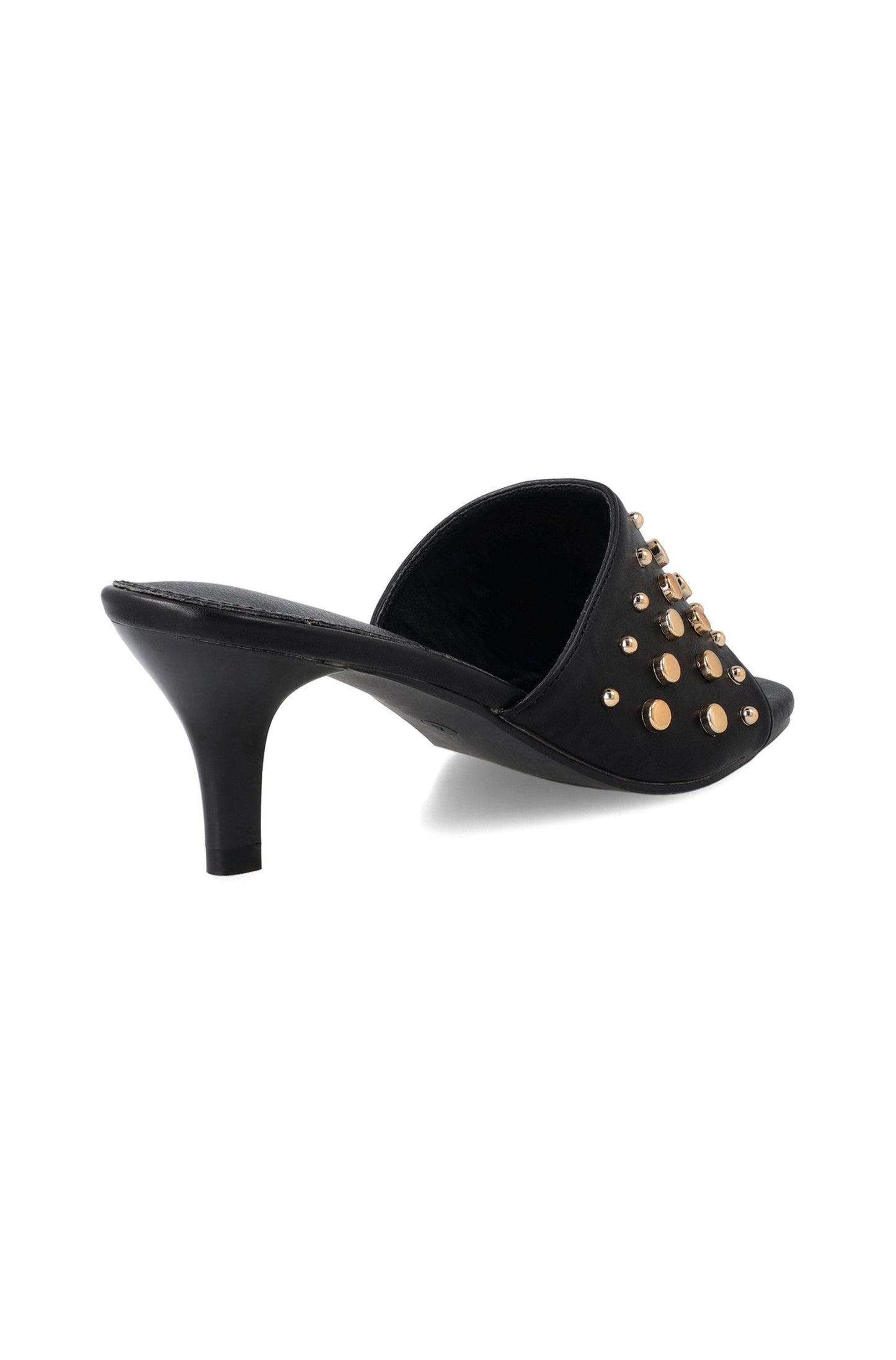 Footwear | Robz Studded Mule Kitten Heel Heels