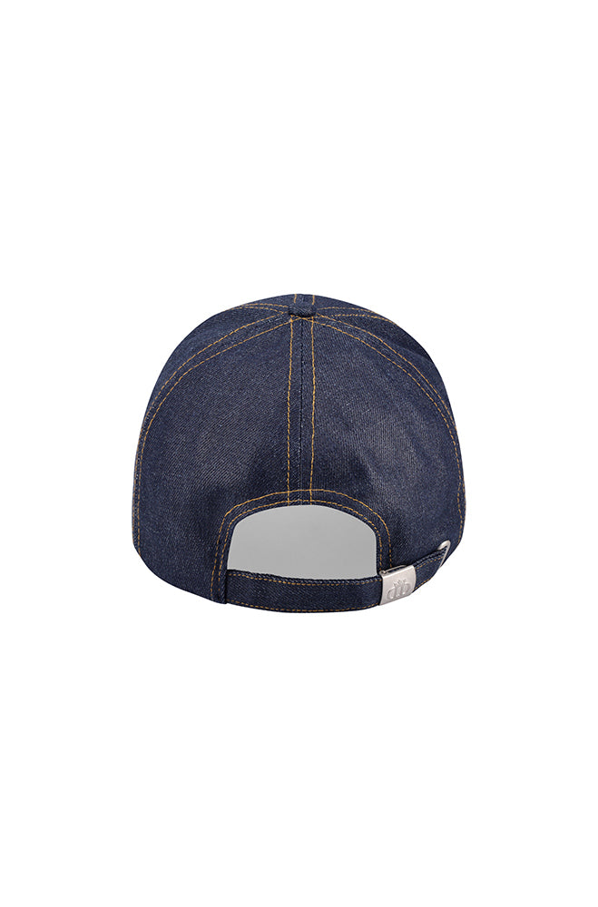 Accessories | Kylo Coated Denim Peakcap _ 163231 Navy Baseball Caps