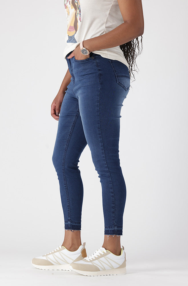 JOSIE HIGH RISE UNCLIPPED SKINNY