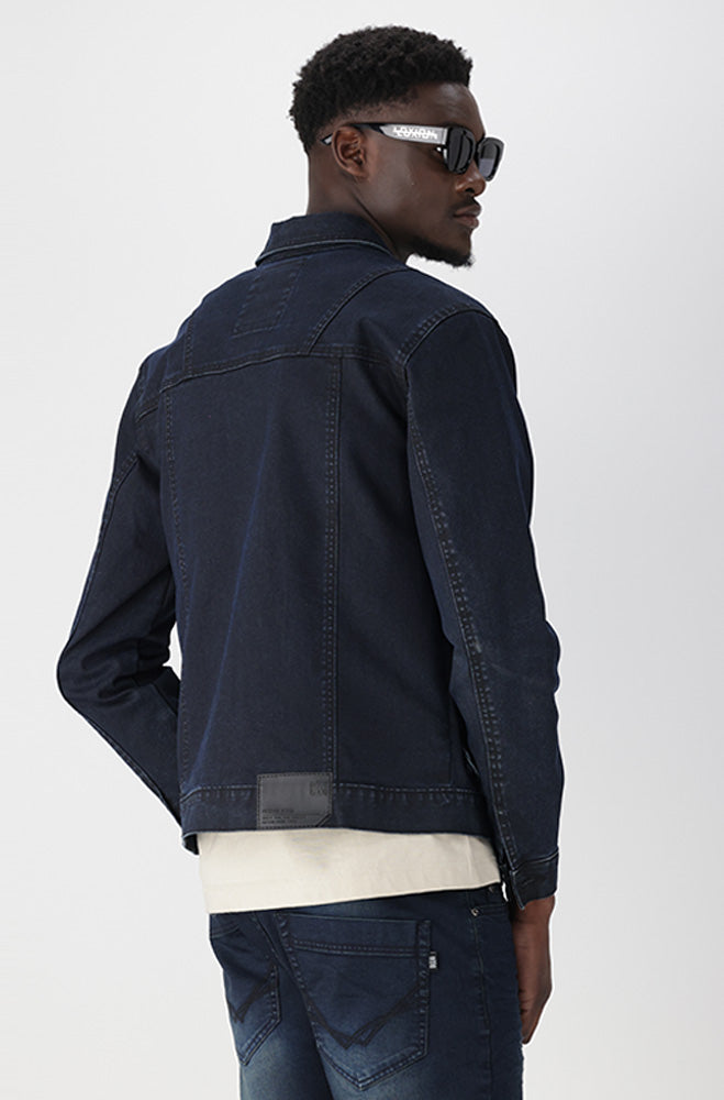 Mens | Carlton Denim Jacket _ 164238 Dark Wash Trucker Jackets