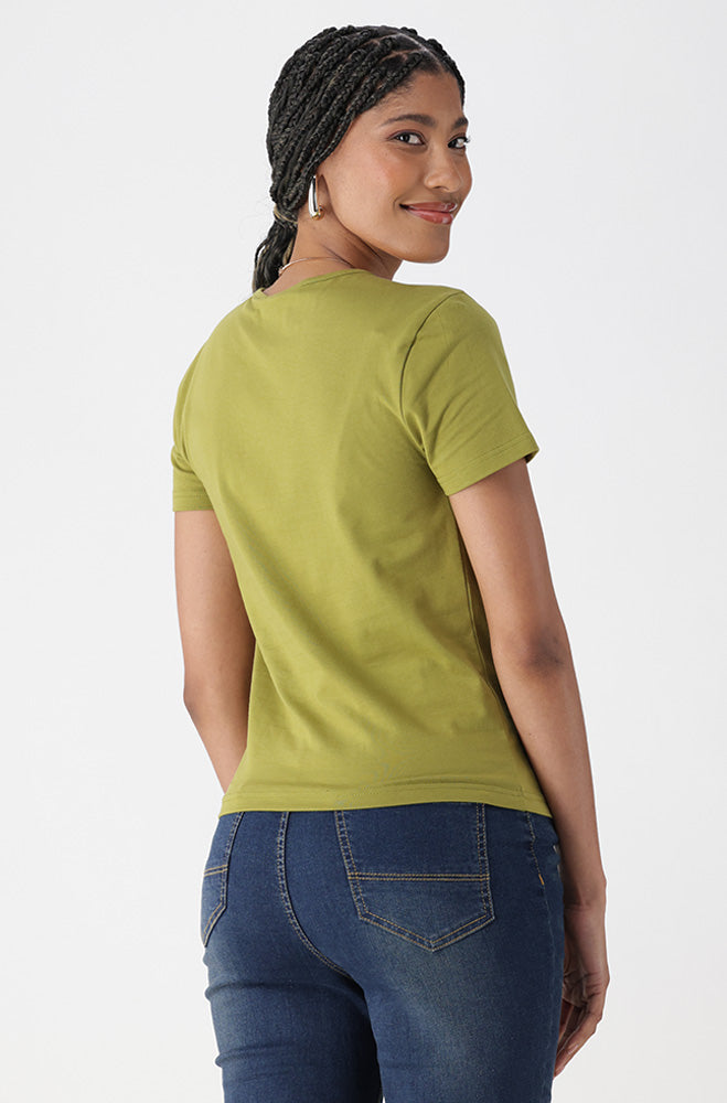 GRACE V NECK TEE