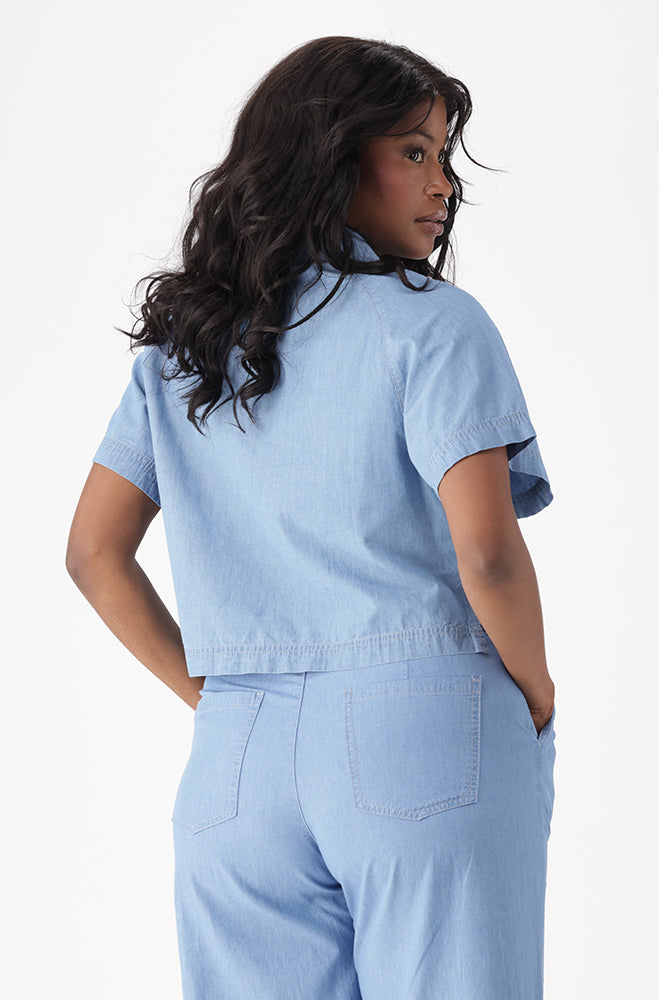 MAXINE DENIM LIGHTWEIGHT TOP