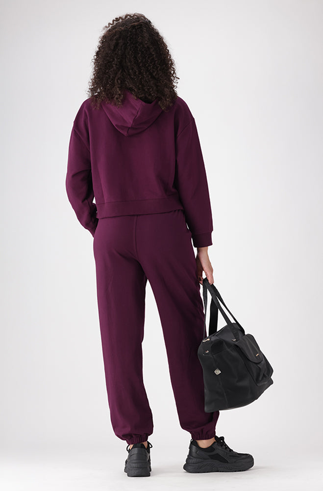 ALAYA SIDE SLIT HOODIE