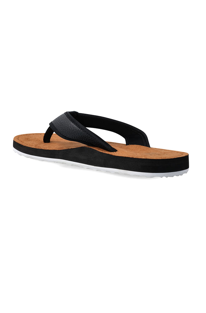 Footwear | Lopez Men’s Flip Flop _ 161776 Black Sandals