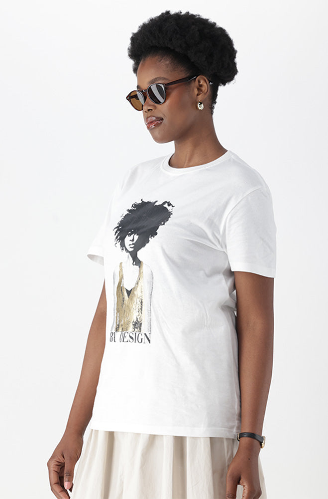 Ladies | Jade Graphic Boyfriend Tee T-shirts