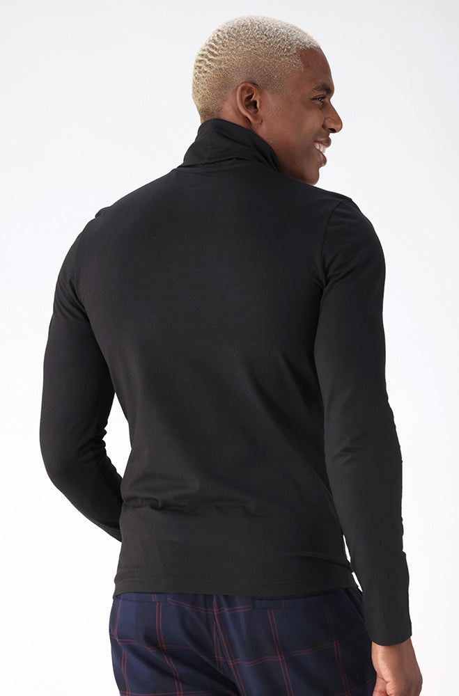 Mens | Palmer Polo Neck _ 159032 Black Sweaters