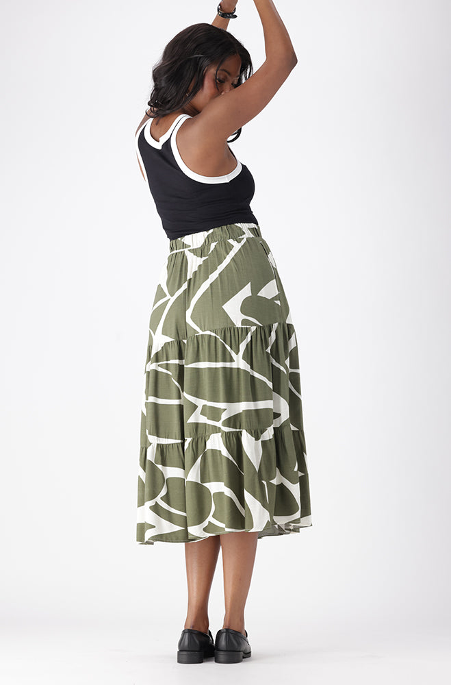 CAELIA TIERED SKIRT
