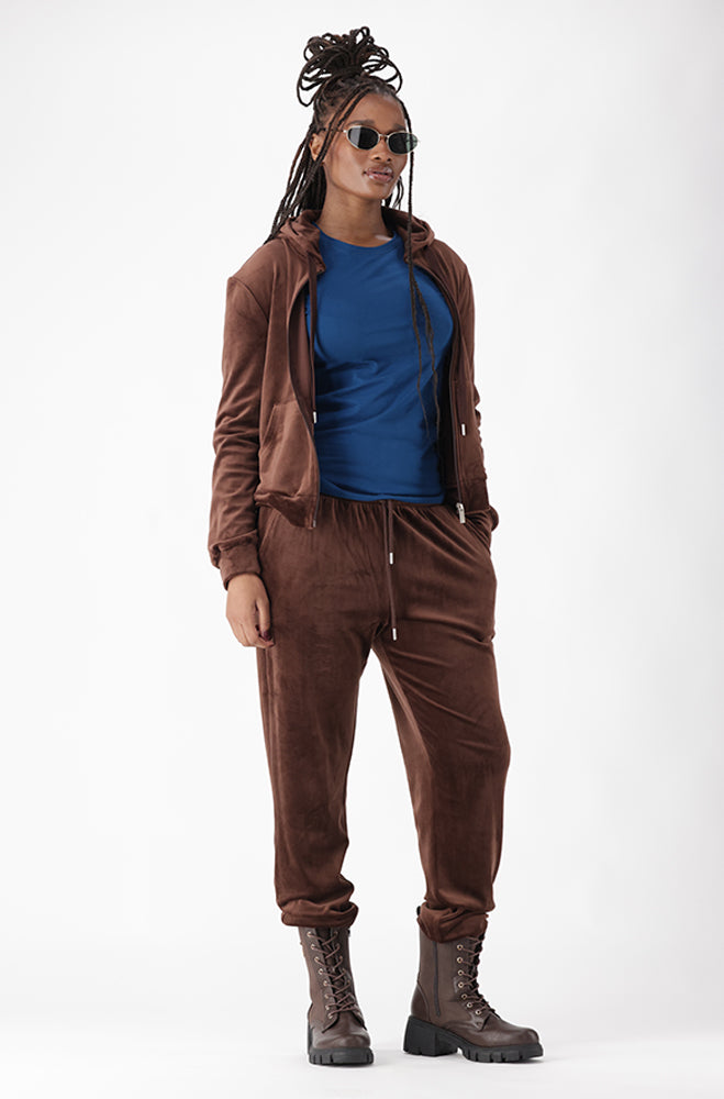 KAIYA VELOUR JOGGER
