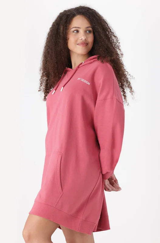 Dunns Clothing | Ladies | Alora Oversized Fleece Hoodie _ 137931 Pink