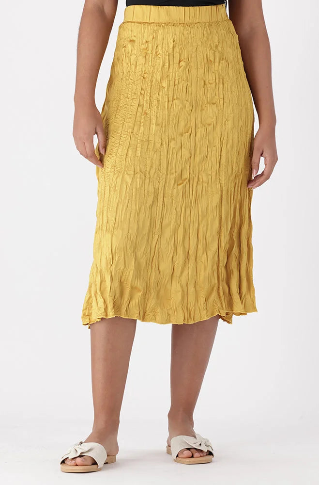 Dunns Clothing Anya Maxi Skirt 151575 Ocre R279 42 Ocre