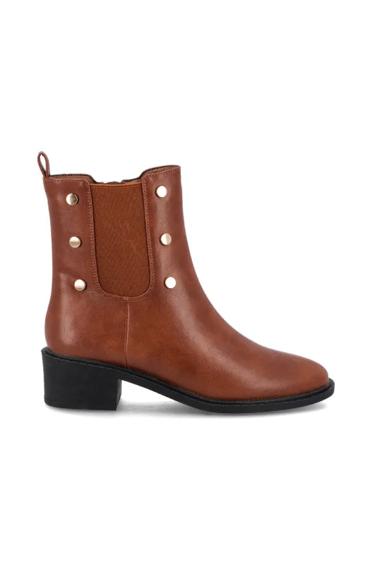 Dunns Clothing | Footwear Cara Ankle Boot _ 148122 Tan
