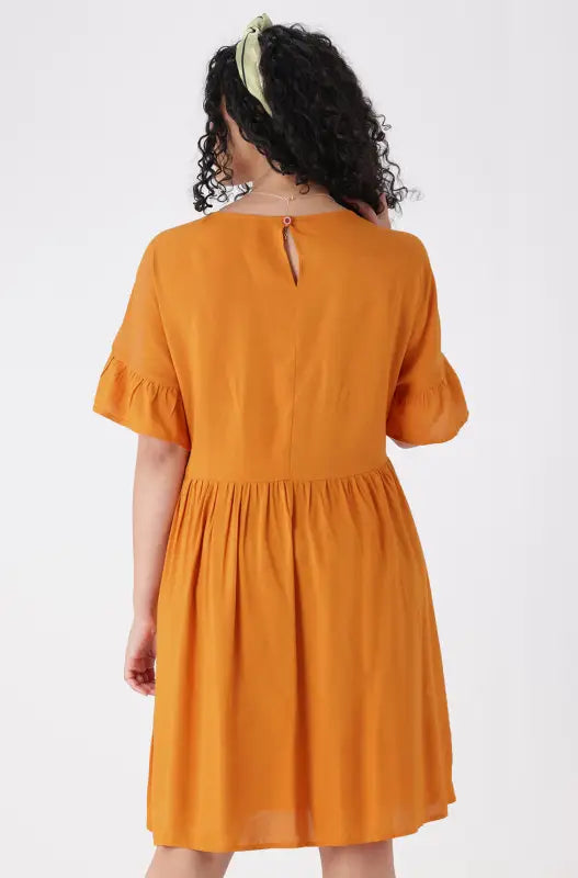 Dunns Clothing | Ladies Carla Dress _ 144245 Orange