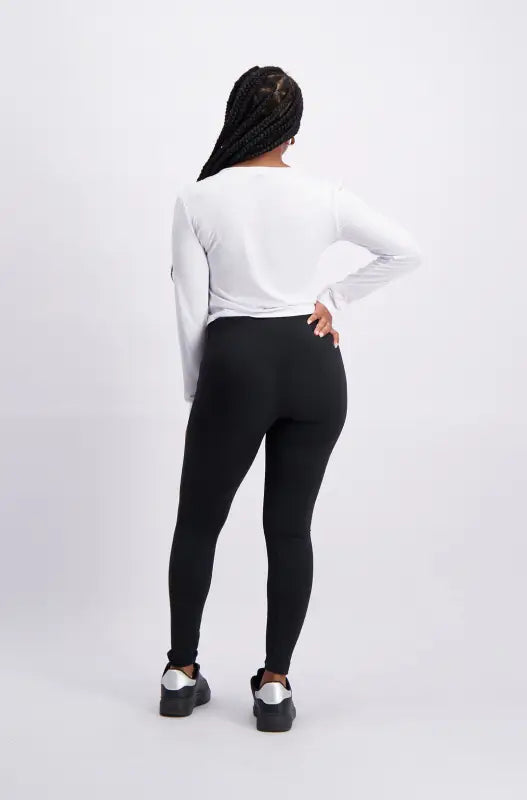 Dunns Clothing | Ladies | Danay Essential Legging _ 130313 Black