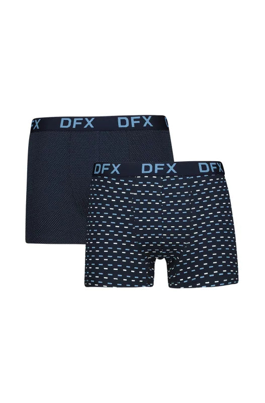 Dunns Clothing | Underwear | Izan Knit Trunks - 2 Pack _ 146702 Navy