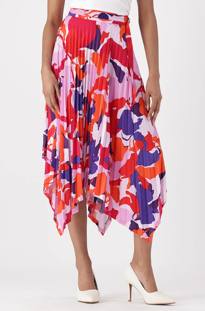 Dunns Clothing Knit Skirt _ 151302 _ Multi R279