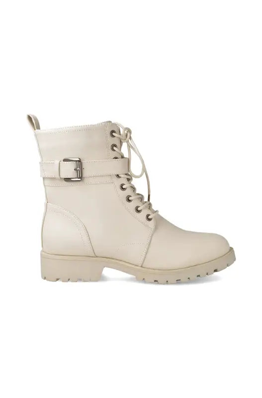 Dunns Clothing | Footwear Lacery Cleated Boot _ 147284 Beige