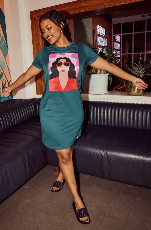 Bodycon tee top shirt dress