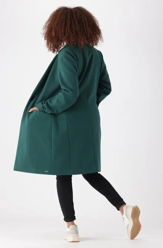 Dunns Clothing | Ladies | LISA MELTON COAT _ 145285 Green