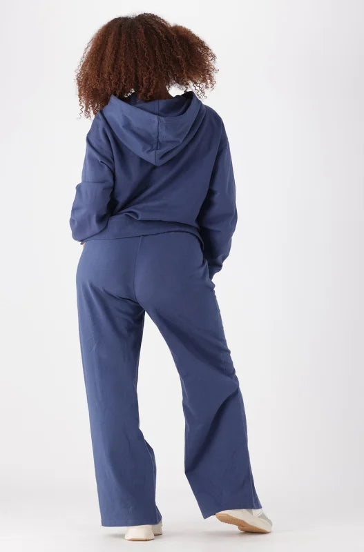 Dunns Clothing | Ladies | Lucy Fleece Wide Leg Pants _ 145460 Blue