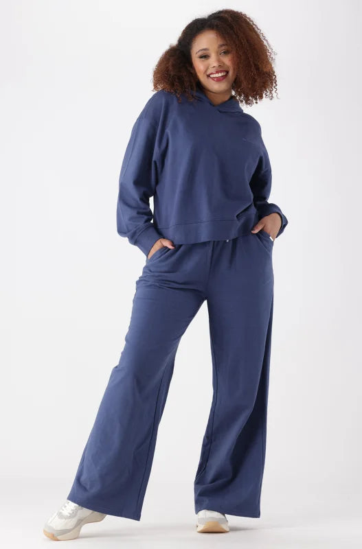 Dunns Clothing | Ladies | Lucy Fleece Wide Leg Pants _ 145460 Blue