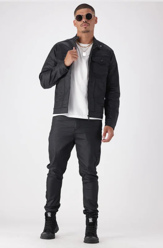 Dunns Clothing | Mens | Northcliffe Denim Jacket _ 147962 Black