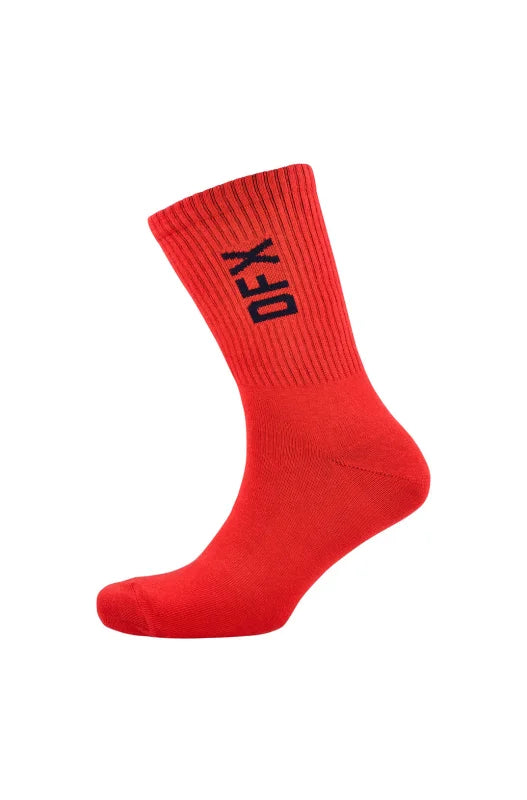 Dunns Clothing | Underwear Oakes Dfx Single Socks _ 146632 Red