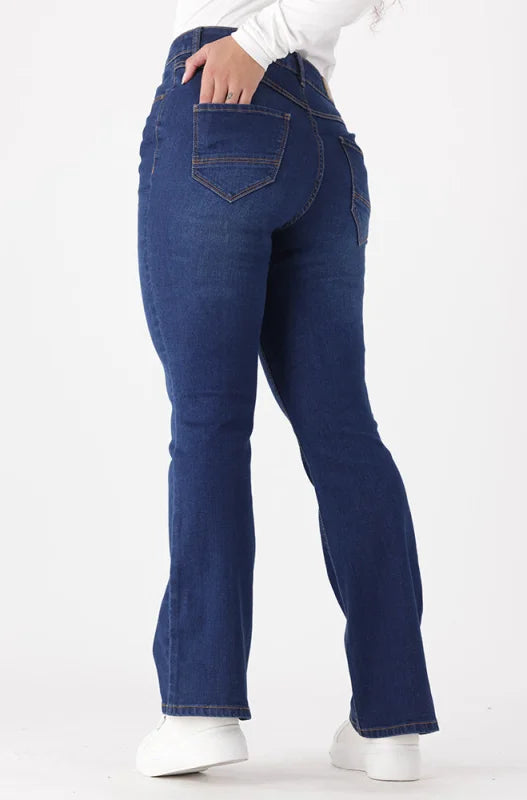 Dunns Clothing | Ladies | Sarah Bootleg Jeans _ 148472 Dark Wash