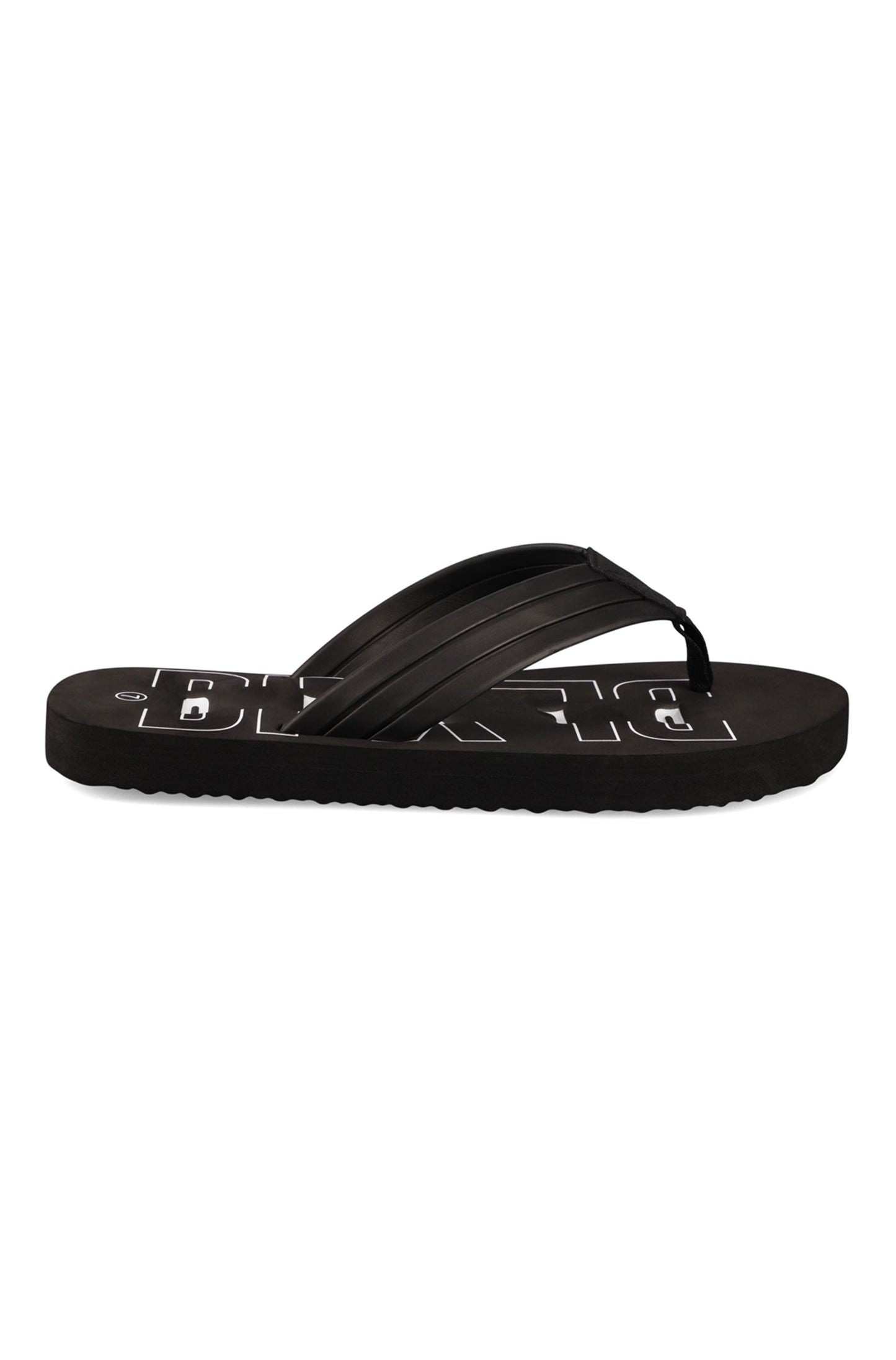 Footwear | Two Tone Flip Flop _ 163270 Black Sandals