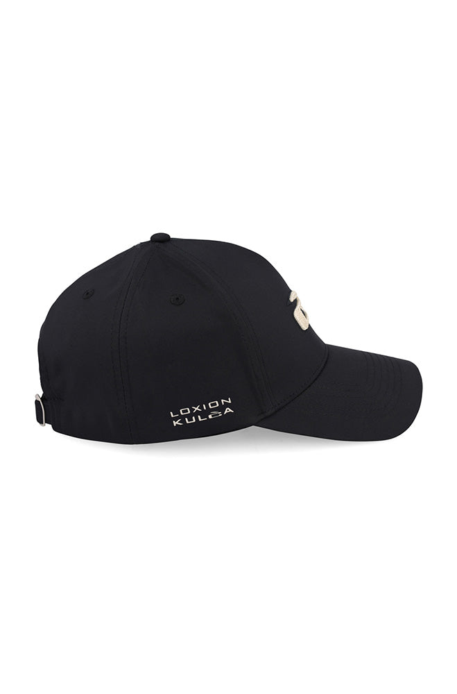 LOXION KULCA EMBROIDERED PEAKCAP - BLACK