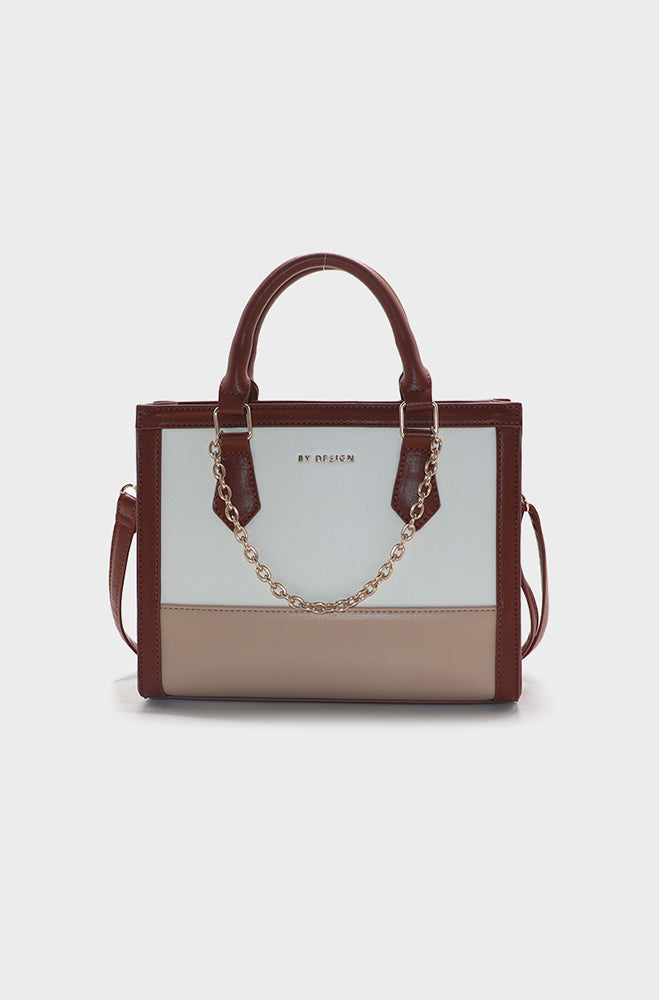 SUSAN COLOUR BLOCK TOTE BAG