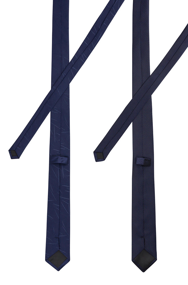 NAV 2-PACK TIE SET - NAVY