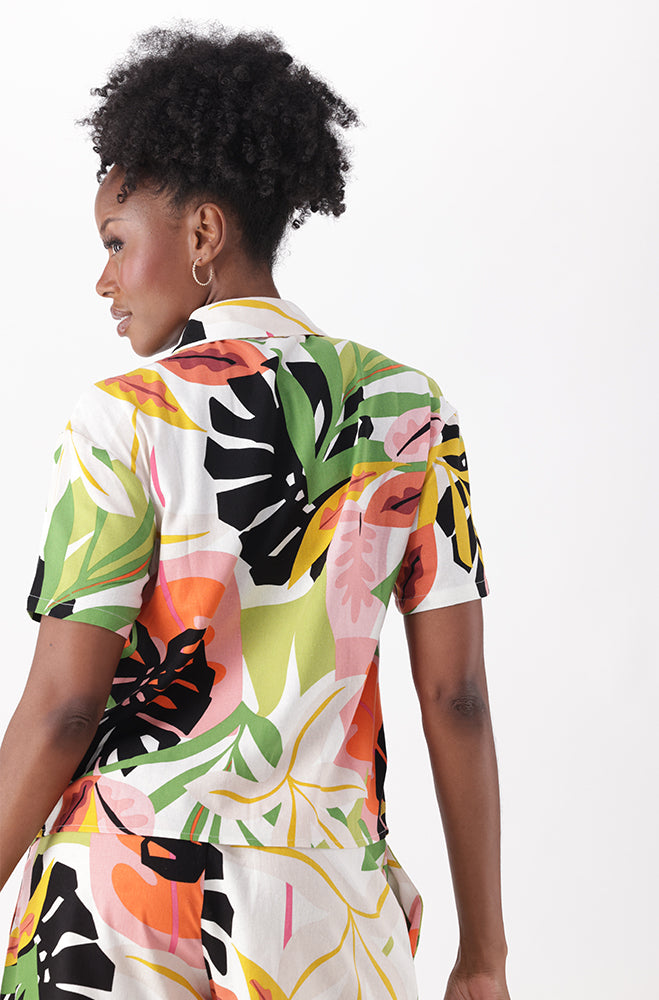 RYLAN BOXY PRINTED SHIRT