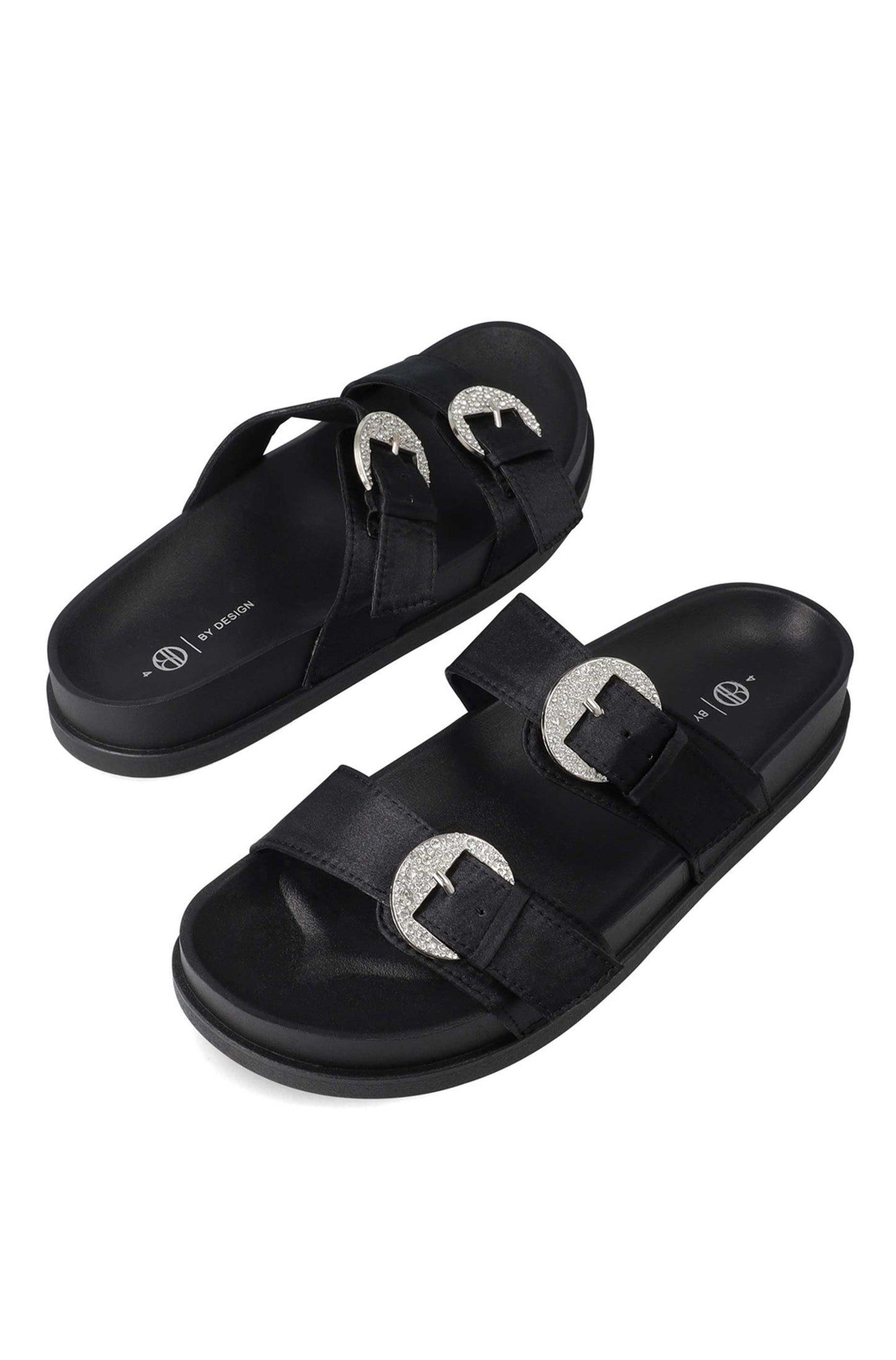 Footwear | Donne Diamante Double Buckle Sandal Sandals