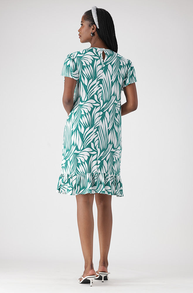 ALICE TULIP SLEEVE SHIFT DRESS