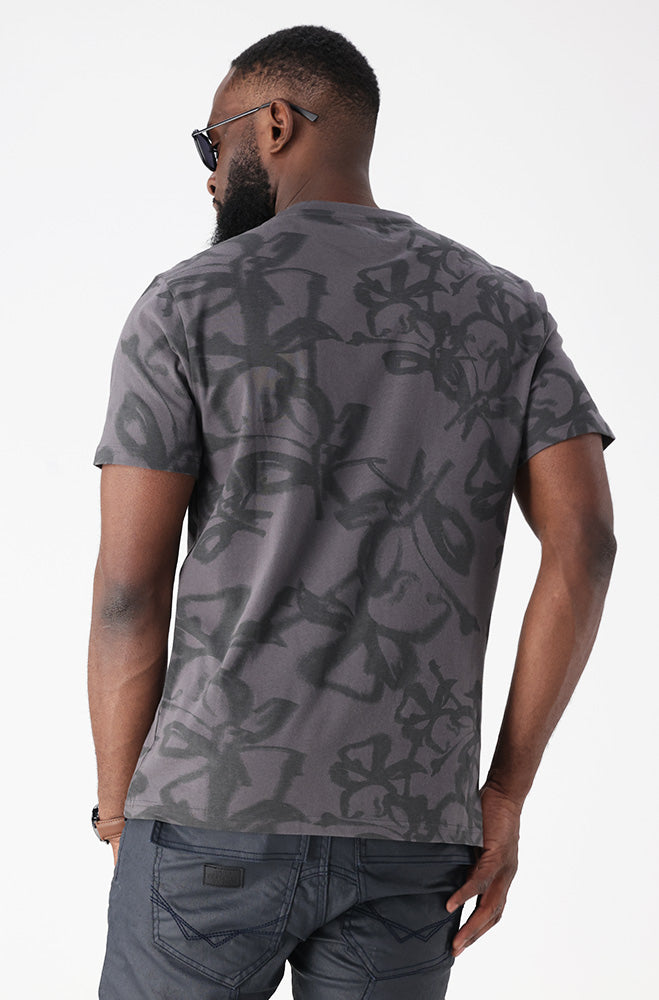 Mens | Rubberize Tee _ 161758 Dark Grey T-shirts