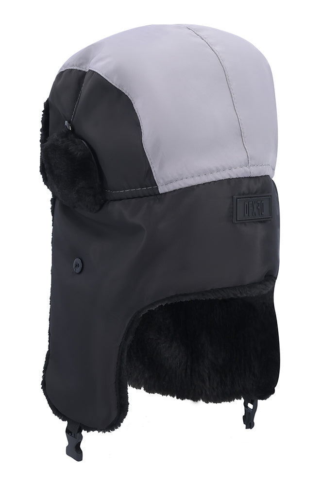 TAYLOR PUFFER TRAPPER HAT - BLACK