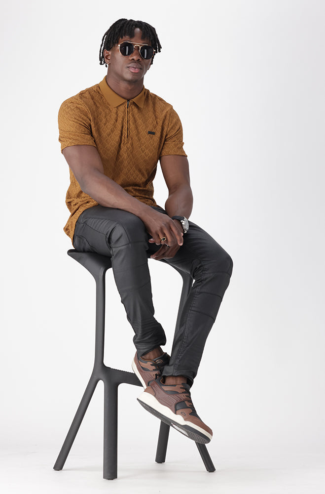 Rush Coated Tapered Denim