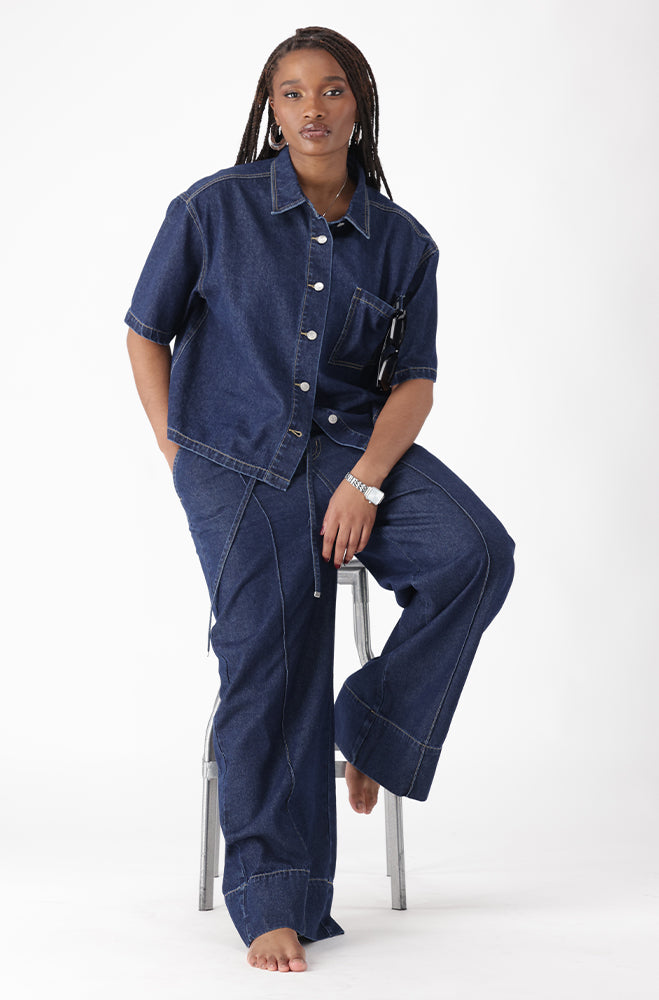 MARGAN DENIM SHIRT JACKET