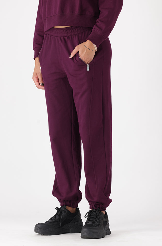 ALAYA SIDE ZIP JOGGER