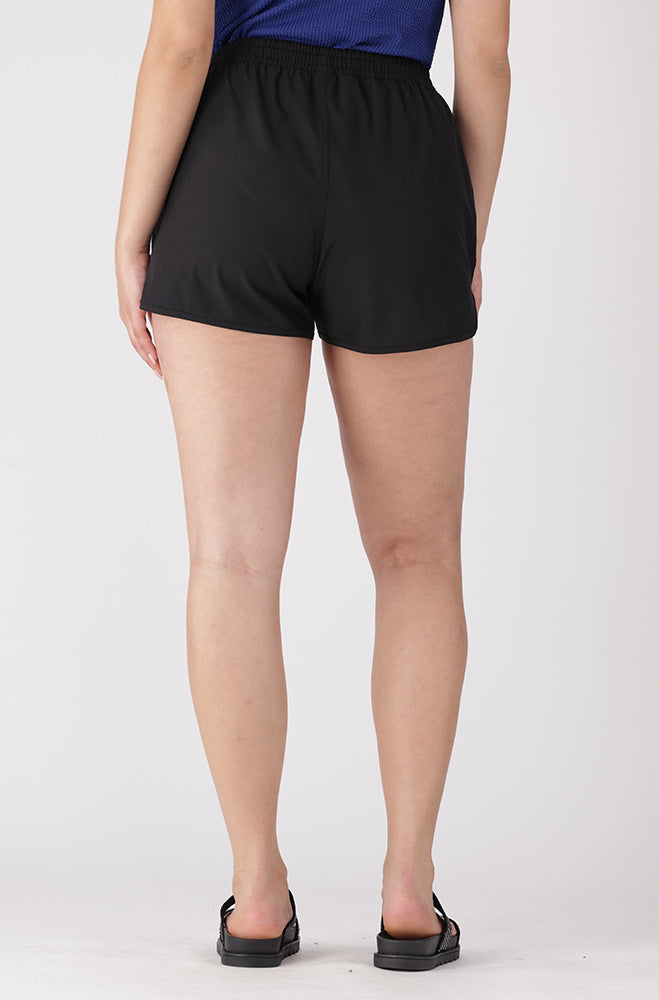 Ladies | Venus Pull on Swim Shorts _ 156207 Black