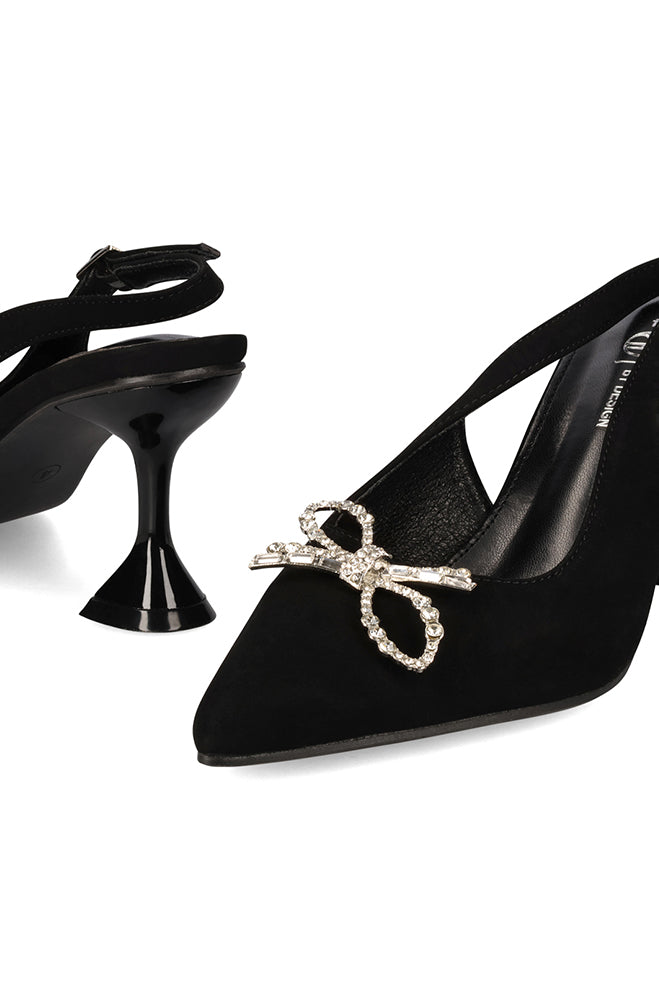 Lily glam sling back stiletto