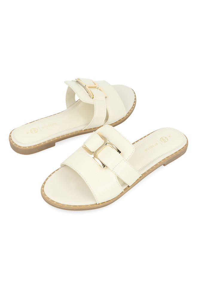 Lara PU upper with gold detail