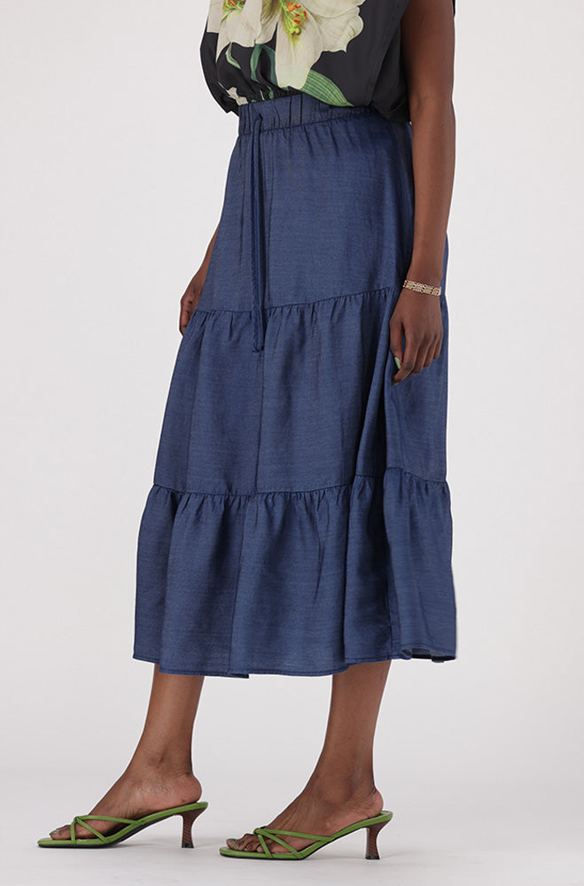 AVAIRA CHAMBRAY SKIRT