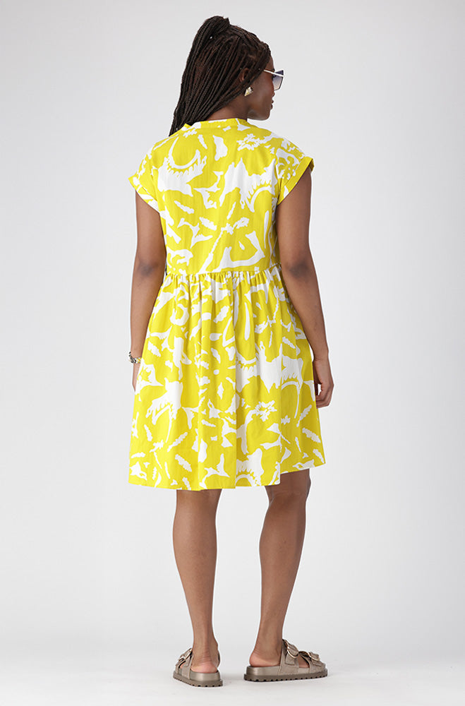 CALLISTA PRINTED TIERED DRESS